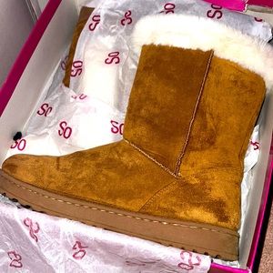 Chestnut brown size 10 winter durable boots